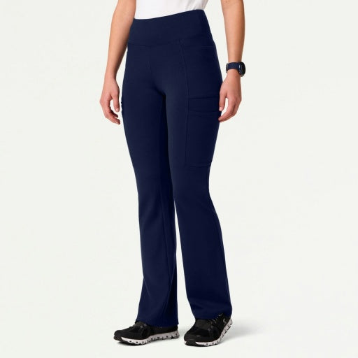 ULTRAsoft W40005 Women's Perri Yoga Scrub Pants Midnight Navy