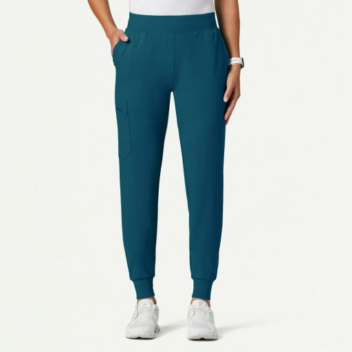 ULTRAsoft W40001 Women's Rubi Slim Scrub Joggers Caribbean Blue