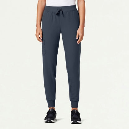 ULTRAlast W20003 Women's Silex Slim Knit-Waist Scrub Joggers Carbon Gray