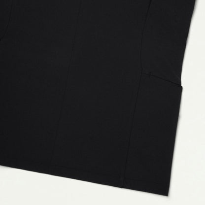 ULTRAlite W10039 Women's Aria Fit & Flare Scrub Top Black