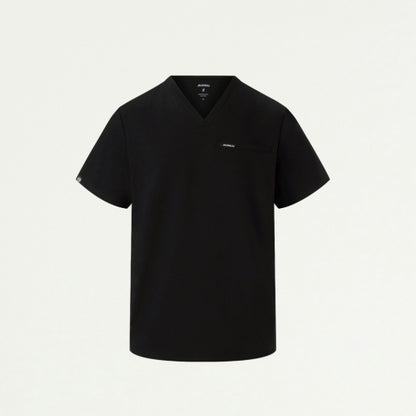 ULTRAlast M10002 Men's Platt 3-Pocket Scrub Top Black