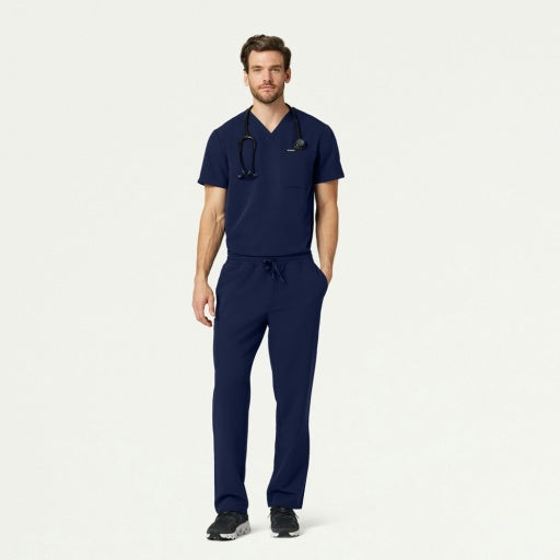 ULTRAlast M20001 Men's Rhodes Straight-Leg Scrub Pants Midnight Navy