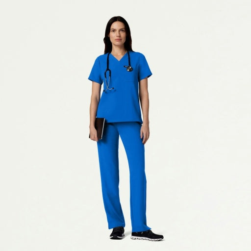 ULTRAlast W20001 Women's Xenos Knit-Waist Scrub Pants Royal Blue