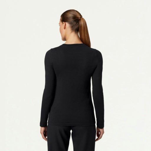 Regenerative Organic Certified® Cotton W30002U Women's Regenx Cotton Underscrub Black
