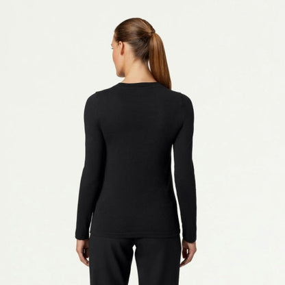 Regenerative Organic Certified® Cotton W30002U Women's Regenx Cotton Underscrub Black