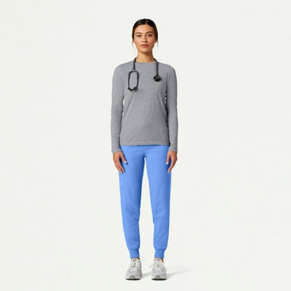 Regenerative Organic Certified® Cotton W30002U Women's Regenx Cotton Underscrub Heather Gray