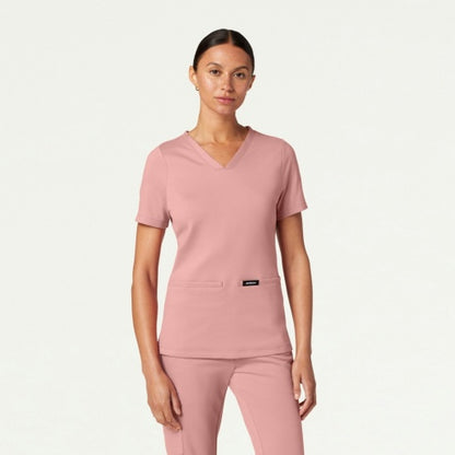 ULTRAsoft W30003 Women's Cesi Slim Scrub Top Mauve