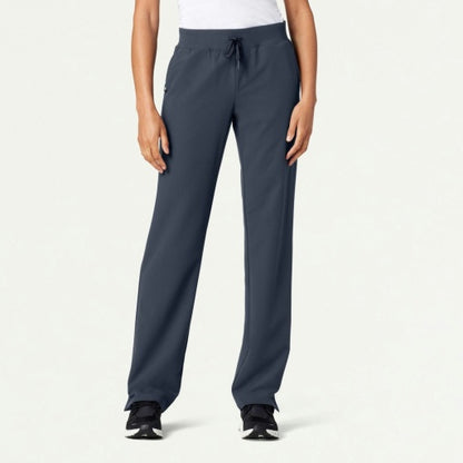 ULTRAlast W20001 Women's Xenos Knit-Waist Scrub Pants Carbon Gray