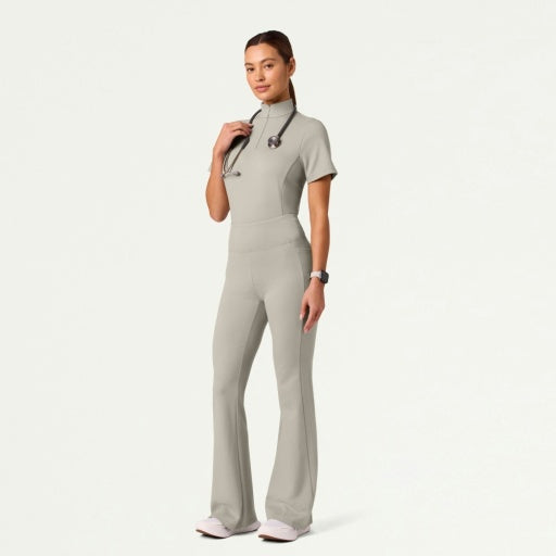 ULTRAsoft W40006 Women's Lina Yoga Flare Scrub Pants Fog