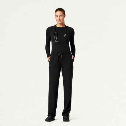 Regenerative Organic Certified® Cotton W30002U Women's Regenx Cotton Underscrub Black