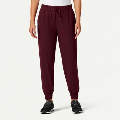 ULTRAlast W20002 Women's Neo Cargo Scrub Joggers Burgundy