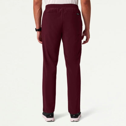 ULTRAlast M20023 Men's Rhodes 7-Pocket Scrub Pants Burgundy