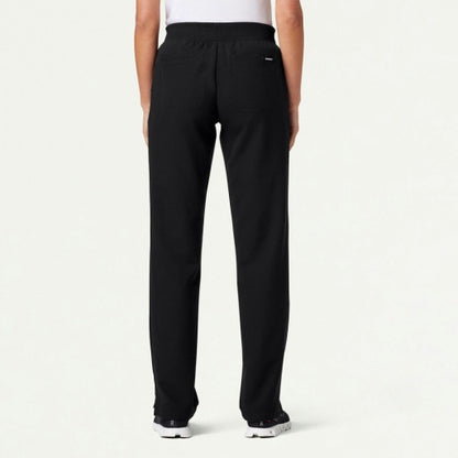 ULTRAlast W20001 Women's Xenos Knit-Waist Scrub Pants Black