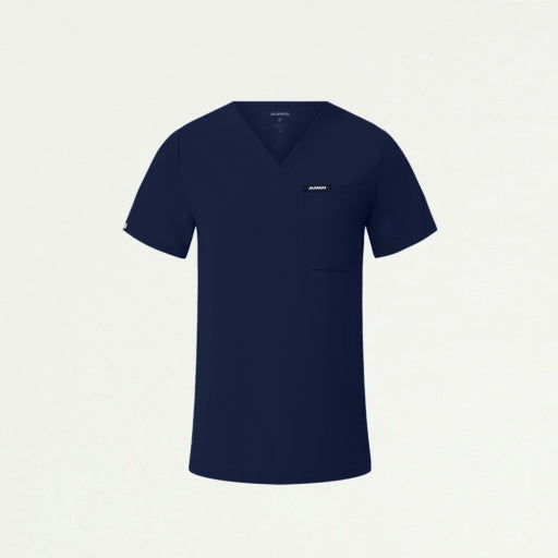 ULTRAlast W10013 Women's Rhena Slim 1-Pocket Scrub Top Midnight Navy