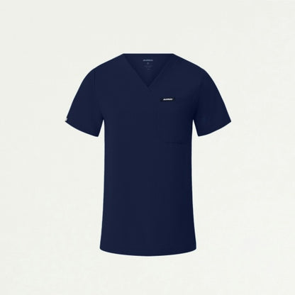 ULTRAlast W10013 Women's Rhena Slim 1-Pocket Scrub Top Midnight Navy