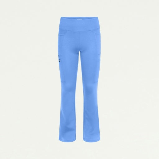 ULTRAsoft W40005 Women's Perri Yoga Scrub Pants Ceil Blue