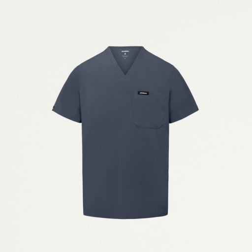 ULTRAlite M10004 Men's Holmes 1-Pocket Scrub Top Carbon Gray