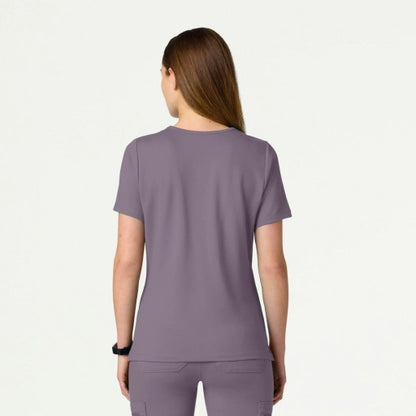 ULTRAsoft W30003 Women's Cesi Slim Scrub Top Titanium