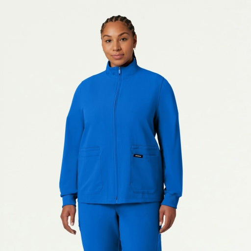ULTRAlast W60001 Women's Ceri 6-Pocket Scrub Jacket Royal Blue