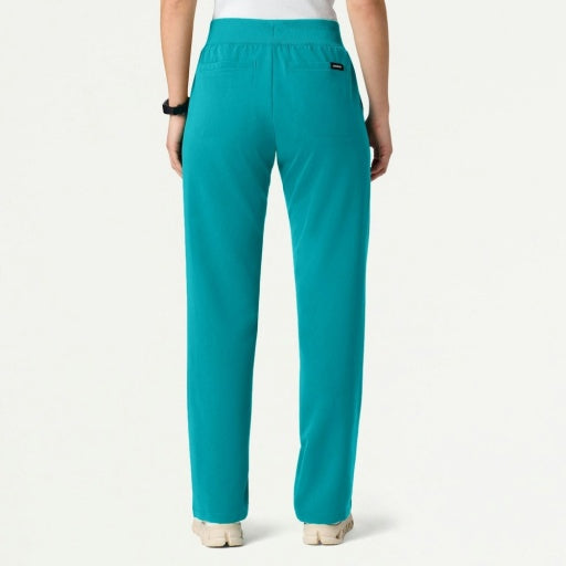ULTRAlast W20001 Women's Xenos Knit-Waist Scrub Pants Teal