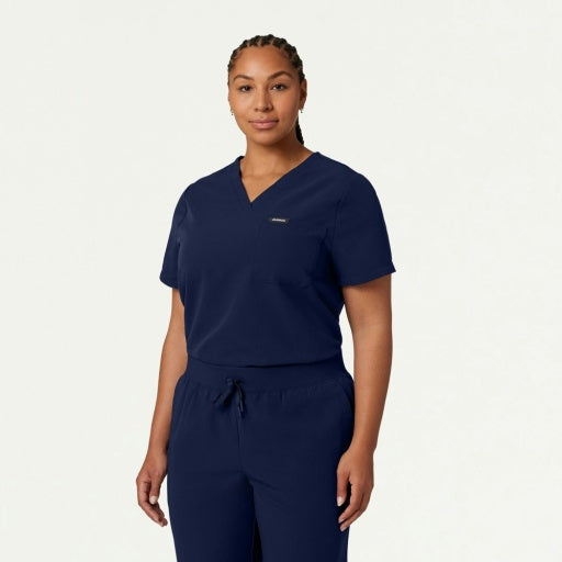 ULTRAlast W10001 Women's Rhena 1-Pocket Scrub Top Midnight Navy