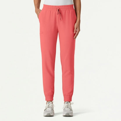 ULTRAlast W20009 Women's Jace Skinny On-The-Go Scrub Joggers Digital Pink