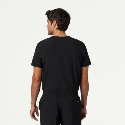 ULTRAlite M10004 Men's Holmes 1-Pocket Scrub Top Black