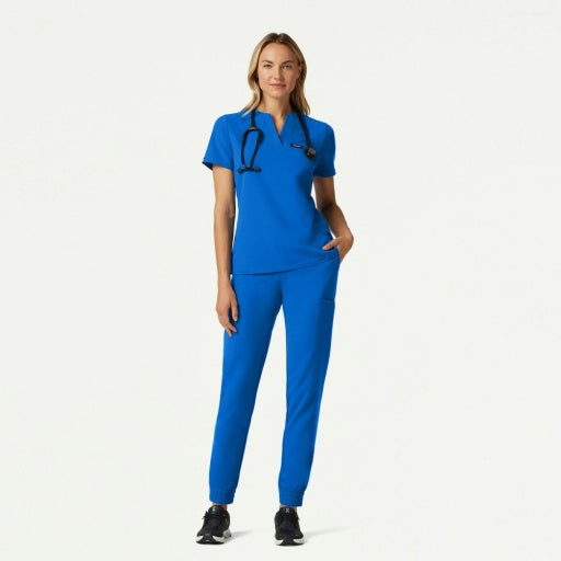 ULTRAlast W20009 Women's Jace Skinny On-The-Go Scrub Joggers Royal Blue