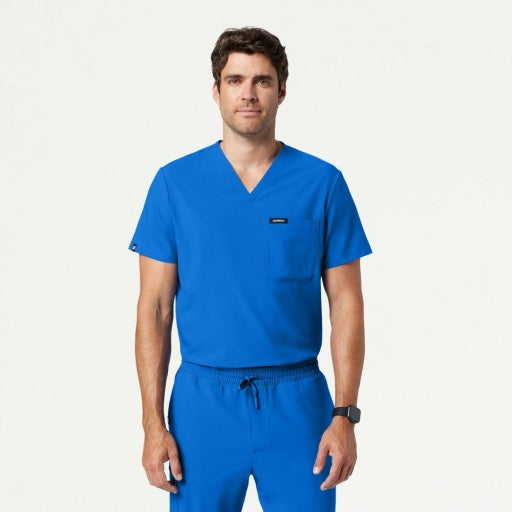 ULTRAlite M10004 Men's Holmes 1-Pocket Scrub Top Royal Blue