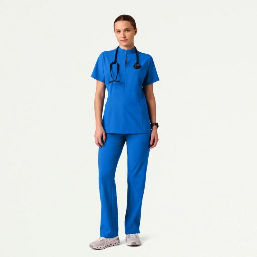 ULTRAlite W20036 Women's Xenos 5-Pocket Classic Scrub Pants Royal Blue