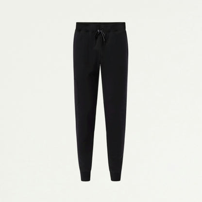 ULTRAlast W20003 Women's Silex Slim Knit-Waist Scrub Joggers Black