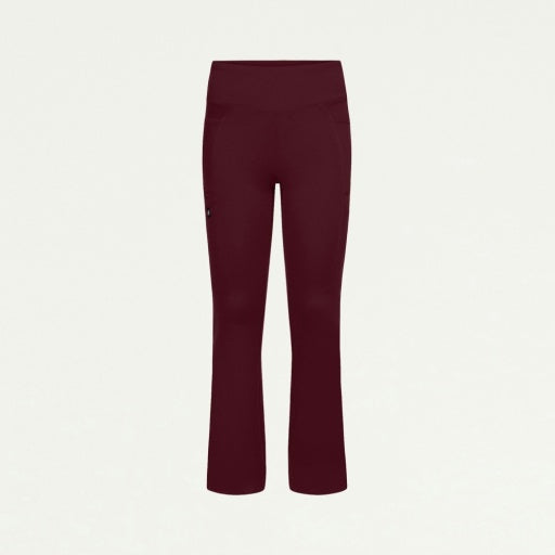 ULTRAsoft W40005 Women's Perri Yoga Scrub Pants Burgundy
