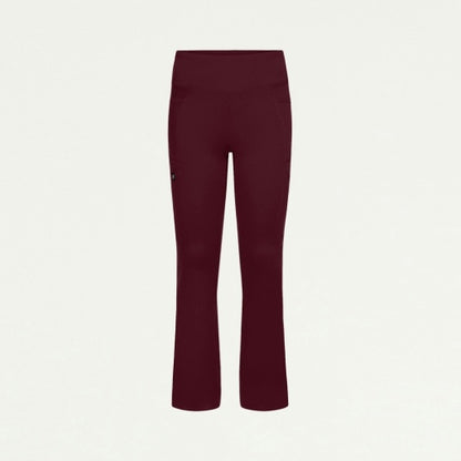 ULTRAsoft W40005 Women's Perri Yoga Scrub Pants Burgundy