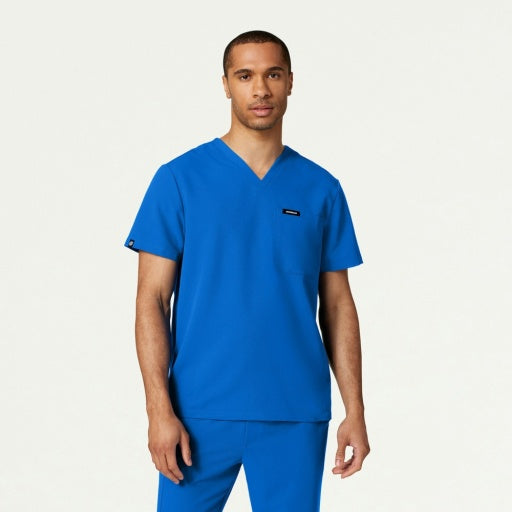 ULTRAlast M10001 Men's Holmes 1-Pocket Scrub Top Royal Blue