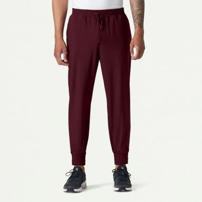 ULTRAlite M20004 Men's Powell Scrub Joggers Burgundy