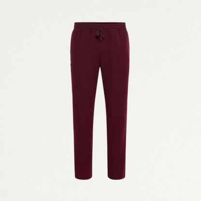ULTRAlast M20001 Men's Rhodes Straight-Leg Scrub Pants Burgundy