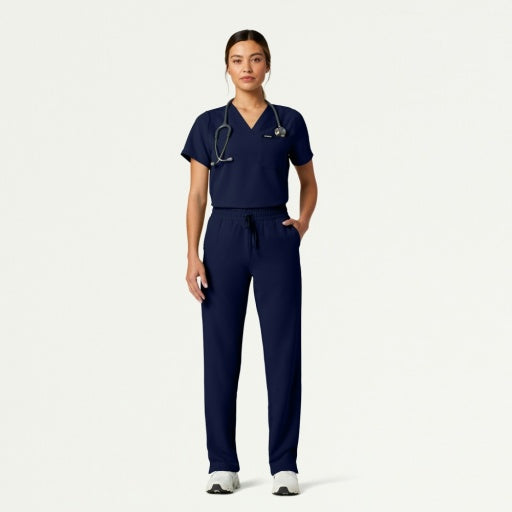 ULTRAlast W20004 Women's Kerr 365 High Waisted Scrub Pants Midnight Navy