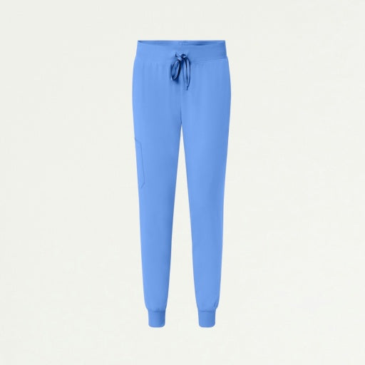 ULTRAlast W20003 Women's Silex Slim Knit-Waist Scrub Joggers Ceil Blue