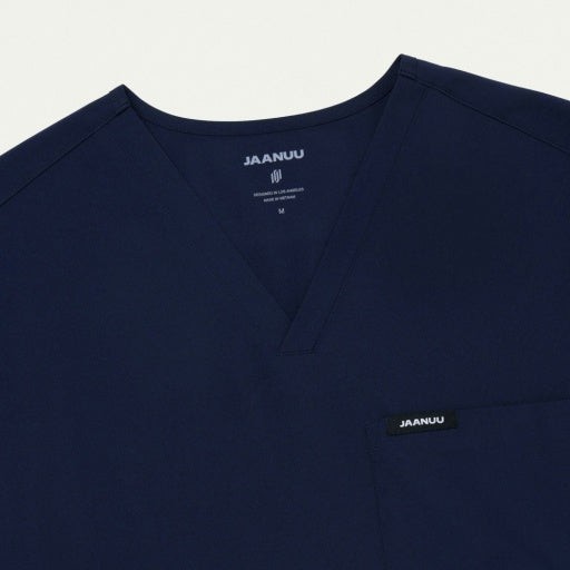 ULTRAlite M10004 Men's Holmes 1-Pocket Scrub Top Midnight Navy