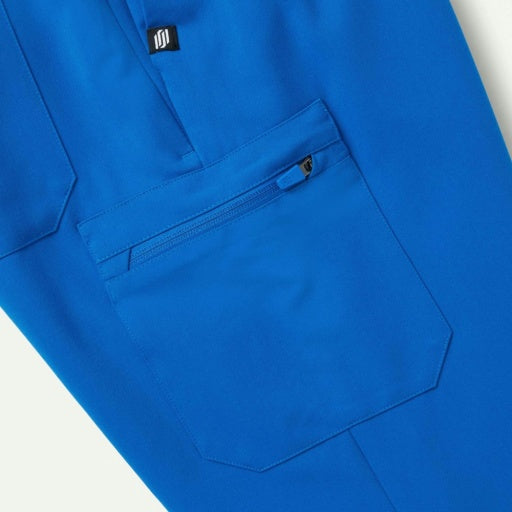 ULTRAlast M20002 Men's Osmo 8-Pocket Scrub Joggers Royal Blue