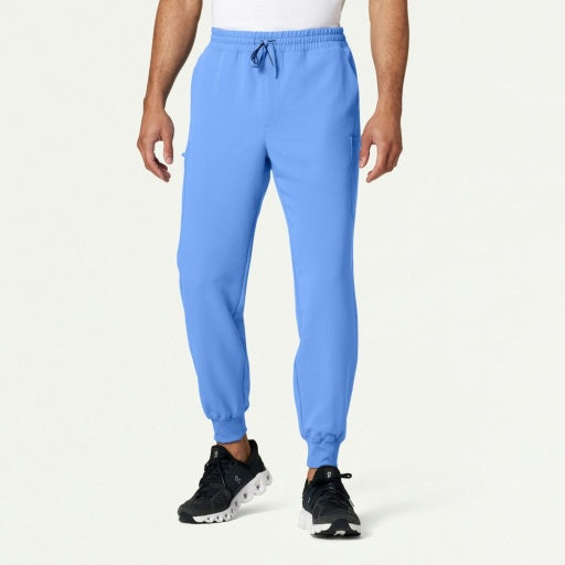 ULTRAlast M20002 Men's Osmo 8-Pocket Scrub Joggers Ceil Blue
