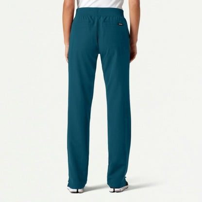 ULTRAlast W20001 Women's Xenos Knit-Waist Scrub Pants Caribbean Blue