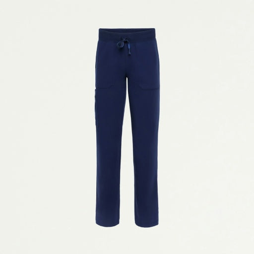 ULTRAlast W120001 Women's Xenos Cargo Knit Waist Scrub Pants Midnight Navy