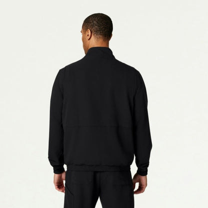 ULTRAlast M60001 Men's Wolfe 6-Pocket Scrub Jacket Black