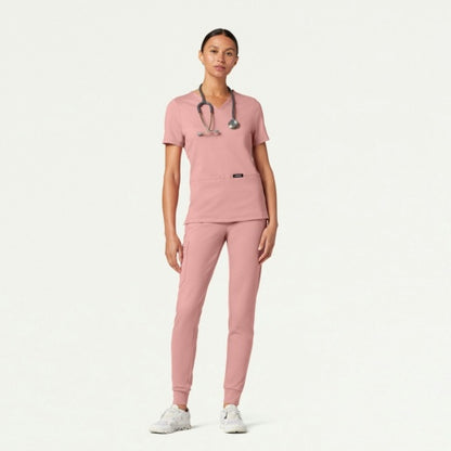 ULTRAsoft W30003 Women's Cesi Slim Scrub Top Mauve