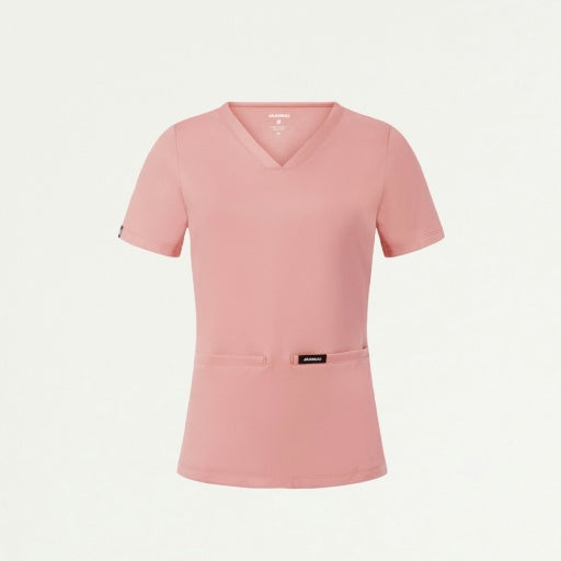 ULTRAsoft W30003 Women's Cesi Slim Scrub Top Mauve