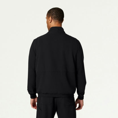 ULTRAlast M60001 Men's Wolfe 6-Pocket Scrub Jacket Black