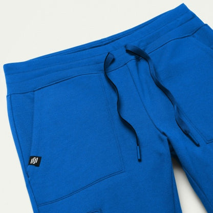 ULTRAsoft W40002 Women's Kait 10-Pocket Skinny Scrub Joggers Royal Blue