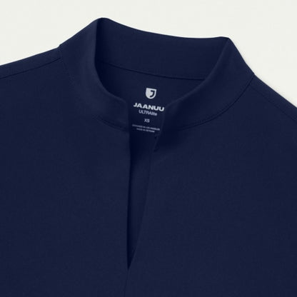 ULTRAlite W10039 Women's Aria Fit & Flare Scrub Top Midnight Navy