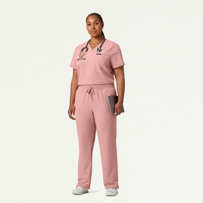 ULTRAlast W10001 Women's Rhena 1-Pocket Scrub Top Mauve